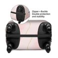 thumbnail image 4 of Bixox Washable Pink Marble Printed Luggage Cover, Fashion Suitcase Protector Fits for Large luggage, 4 of 8