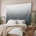 thumbnail image 3 of Grey Ombre Tapestry for Bedroom Wall Hanging Tapestry, Gray White Gradient Modern Abstract Art Ceiling Backdrop Tapestries Poster Blanket Wall Decor for Teens Room Living Room Dorm 51" x 59", 3 of 8