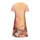 thumbnail image 5 of Puntoco Vestido De Verano Para Mujer, Informal, Estampado, De Playa, Manga Corta, Cuello Redondo, Suelto, Camiseta Sin Mangas, Vestido De Manga Corta Con Cuello Redondo, Dorado Xxxxl, 5 of 5