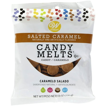 (4 Pack) Wilton Salted Caramel Candy Melts Candy, 8 (Best Melting Chocolate For Candy)