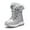 Grey, variant on HOBIBEAR Women's Snow Boots Warm Insulated Faux Fur Lined Waterproof Mid-Calf Winter Boots