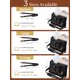 thumbnail image 3 of Bolso tote de lona Fioretto para mujer, correa desmontable, negro, 3 of 6