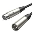 thumbnail image 1 of XLR Câble de Microphone XLR Fil Résistant pour Amplificateur Haut-Parleur Système Mélangeur 2m, 1 of 3