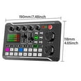 thumbnail image 2 of F998 Sound Card Kit,BM-800 Microphone Kit,with Live Sound Card,Audio Mixer Condenser PC Gaming Mic,for Streaming/Games, 2 of 8