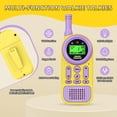 thumbnail image 3 of Radio bidireccional Ptnerbeh LZ089 para niños, 22 canales, alcance de 4,8 km, 3 of 6