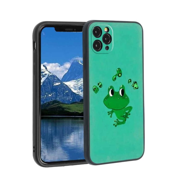 Compatible with iPhone 11 Pro Phone Case, Frog-0327224 Case Silicone Protective for Teen Girl Boy Case for iPhone 11 Pro