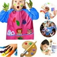 thumbnail image 5 of Kids Art Smocks, Kids Aprons for Painting, Waterproof Children Craft Apron, 5 of 5