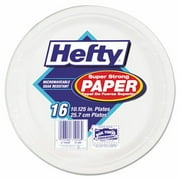 Hefty Super Strong Paper Dinnerware 10 1 8 Plate Bagasse 16 /pack 12 /packs /carton (RFPD71016)