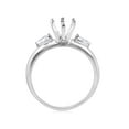 thumbnail image 3 of 3/8ct Poire Forme de Bague de Fiançailles Semi-Montage Réglage, 3 of 4