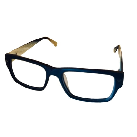 Police Mens Ophthalmic Frame Matte Blue / Horn Rectangle V1766M 703 53mm
