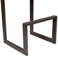 thumbnail image 4 of Porter Designs Cube Architectural Metal and Mango Wood 30" Bar Stool, 4 of 12