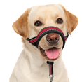 thumbnail image 1 of Collar de cabeza de perro sin corteza, suave y sin tirones, acolchado para perros de tamaño mediano, 1 of 8