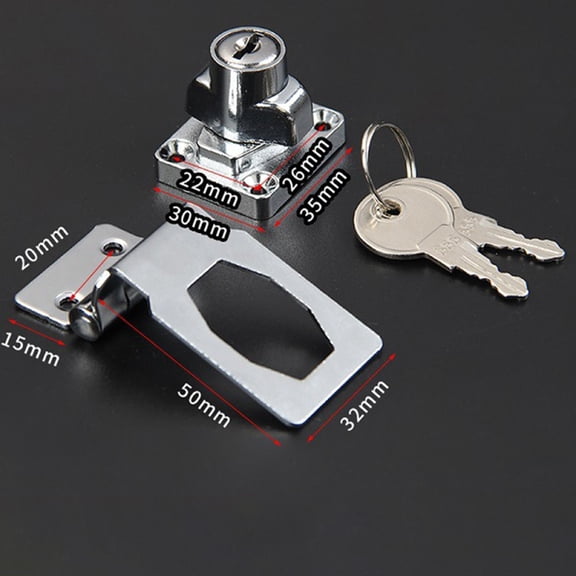 Easily Installed 90 Degree Hasp Locks to Secure Your Small Items Safely