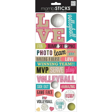 - Specialty Stickers-Love Volleyball