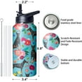 thumbnail image 4 of 32 oz Doberman Water Bottle Cute Dog Tumbler Doberman Pinscher Gifts Insulated Water Bottle with Straws and Flip Lid Stainless Steel Dog Travel Cup, 4 of 6