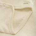 thumbnail image 3 of Minymo Justaucorps à Manches Courtes Côtelées en TENCEL Modal - Cygne Blanc (12 Mois), 3 of 3