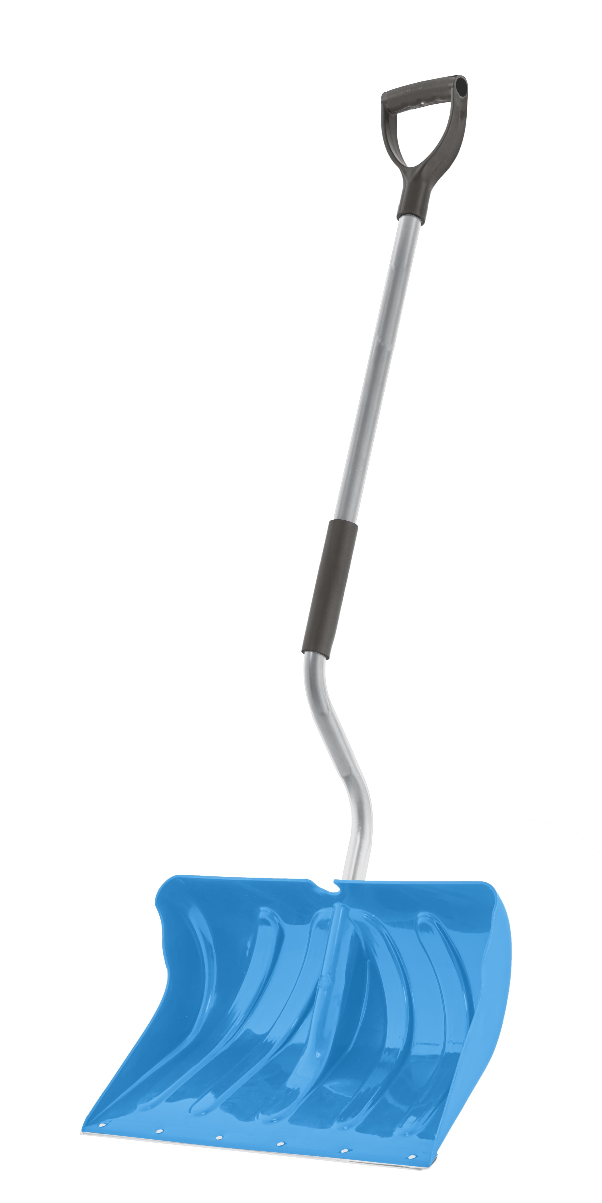 Superio 18 Snow Shovel for Driveway with Sturdy D-Grip Metal Handle and Foam Grip Heavy Duty, 