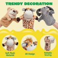 thumbnail image 3 of One (Frog, Height 25cm) Hand Puppet for Children, Deluxe Plush Hand Puppet Puppet Theater, Role Play, 3 of 4