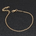 thumbnail image 4 of Xihbxyly oferta del dia Pulsera de oro para mujer, tobillera, cadena para el pie, joyería de playa, 4 of 7