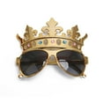 thumbnail image 3 of Gold Crown Party Sunglasses, by Way To Celebrate, 3 of 7