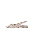 thumbnail image 6 of London Rag Crina Pearl-Detailed Horsebit Woven Womens Flats, 6 of 9