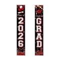thumbnail image 2 of Congrats Grad Class of 2026 Porch Banner a Set of 2, 12"x71" 2026 Graduation Party Decor for Senior High School College University Grad Parties Supplies Indoor Outdoor - (2Pcs_Red), 2 of 8