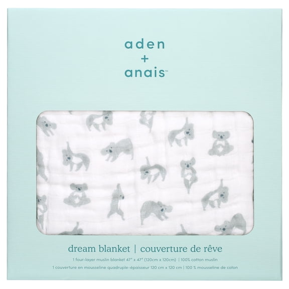 aden   anais, classic dream blanket, now   zen-koalas   medallion