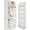 Ivory, variant on Over The Door Organizer with 6 Large Pockets 12 Side Pockets, 50lbs Weight Capacity Door Hanging Organizer for Bedroom, Bathroom, Pantry, Nursery Storage, Dark Gray