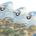 thumbnail image 3 of Coastal Landscape Art Blackout Curtains for Living Room Bedroom 55W x 54L Insulated Window Drapes 2 Panels, 3 of 5