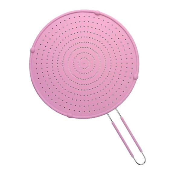 Inteprter Sartén de cocina con pantalla de filtro: se acabó la limpieza sin esfuerzo Pantalla antisalpicaduras de acero inoxidable para freír Type3 NO3