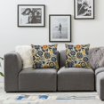 thumbnail image 2 of nygtbtfer Set of 2 Carpet Pattern Decorative Throw Pillows Outdoor PillowCase Square Linen Cushion Case Decor for Sofa Couch Bed White, 2 of 7