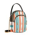 thumbnail image 7 of FORMRS Crossbody Bag for Women Quilted Travel Shoulder Cell Phone Purse with Chain Strap Handbag, Simple Nautical Pattern, 7 of 7