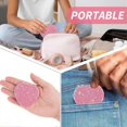 thumbnail image 5 of Espejo de tocador pequeño en forma de corazón, espejo de maquillaje portátil para viajes, 5 of 5