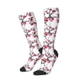 thumbnail image 2 of Balery Cherry Blossoms Fun Novelty Socks Men'S Women'S Crew Socks Funny Crazy Novelty Socks Quirky And Cool Socks, 2 of 9