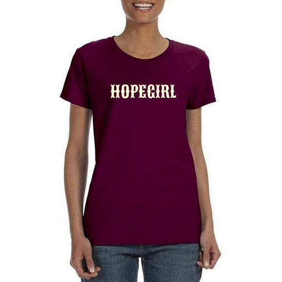 Hopegirl T-Shirt Women -Smartprints Designs, Female XX-Large