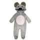 thumbnail image 4 of Kit 3 Mamelucos con Gorro Bordado Kiss Conejo Gris, Monstruo, Koala Baby Kisses KitB306, 4 of 5