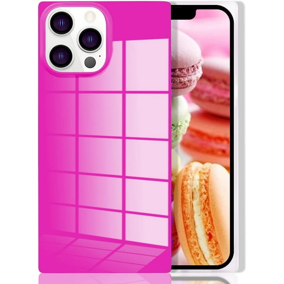 Compatible with Neon Phone  iPhone 15 Pro Case for Women, Bright Fluorescence Luxury Designer Flexible Soft Slim Rubber Bumper  Edge Protective Girly  Phone Case