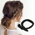 thumbnail image 3 of Unique Bargains 10 Pcs Elegant Bow Scrunchies Hair Elastic Band black, 3 of 5