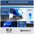thumbnail image 2 of Dell 16" FHD+ Touchscreen Business Laptop Inte core 7 150U (Beat i7-1355U) 16GB DDR5 RAM 1TB SSD Intel Graphics Backlit KB Wi-Fi 6 Bluetooth 5.2 Webcam HDMI 1.4 USB-C DP 1.4 Windows 11 Pro Black, 2 of 7
