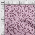 thumbnail image 2 of oneOone Cotton Silk Light Pink Fabric Asian Contemporary Paisley Sewing Material Print Fabric By The Yard 42 Inch Wide, 2 of 4