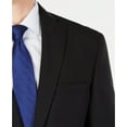 thumbnail image 2 of DKNY Men's Black Wool Blend Modern Fit Stretch Solid Regular Suit Jacket Size 48R, 2 of 3