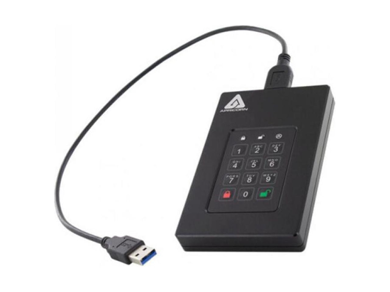Apricorn Aegis Fortress L3 4TB USB 3.2 Gen 1 Encrypted Portable SSD