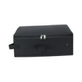 thumbnail image 2 of Caja de arena plegable para gatos, bandeja de arena para gatos, suministros de viaje para mascotas, resistente al desgaste Negro, 2 of 8