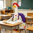thumbnail image 3 of Ouuluon Porch Goose Outfits Cute Porch Goose Clothing Set, 23 inch Red Purple Cloth Decorative Outfit for Garden Lawn Statue Outdoor Decor, 3 of 9