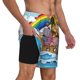 thumbnail image 2 of Fotbe Rainbow Animals on Noah's Ark Traje de Baño para Hombre – Shorts de Natación de Secado Rápido con Forro y Bolsillos-X-Large, 2 of 6