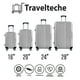 thumbnail image 5 of RED VELVET Juego De 4 Maletas Rigidas Tsa Viaje Resistentes Travelteche, 5 of 6
