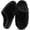 Black, variant on Women's Fuzzy Slippers Comfortable and Warm Faux Fur Home Shoes Soft Memory Foam Slippers