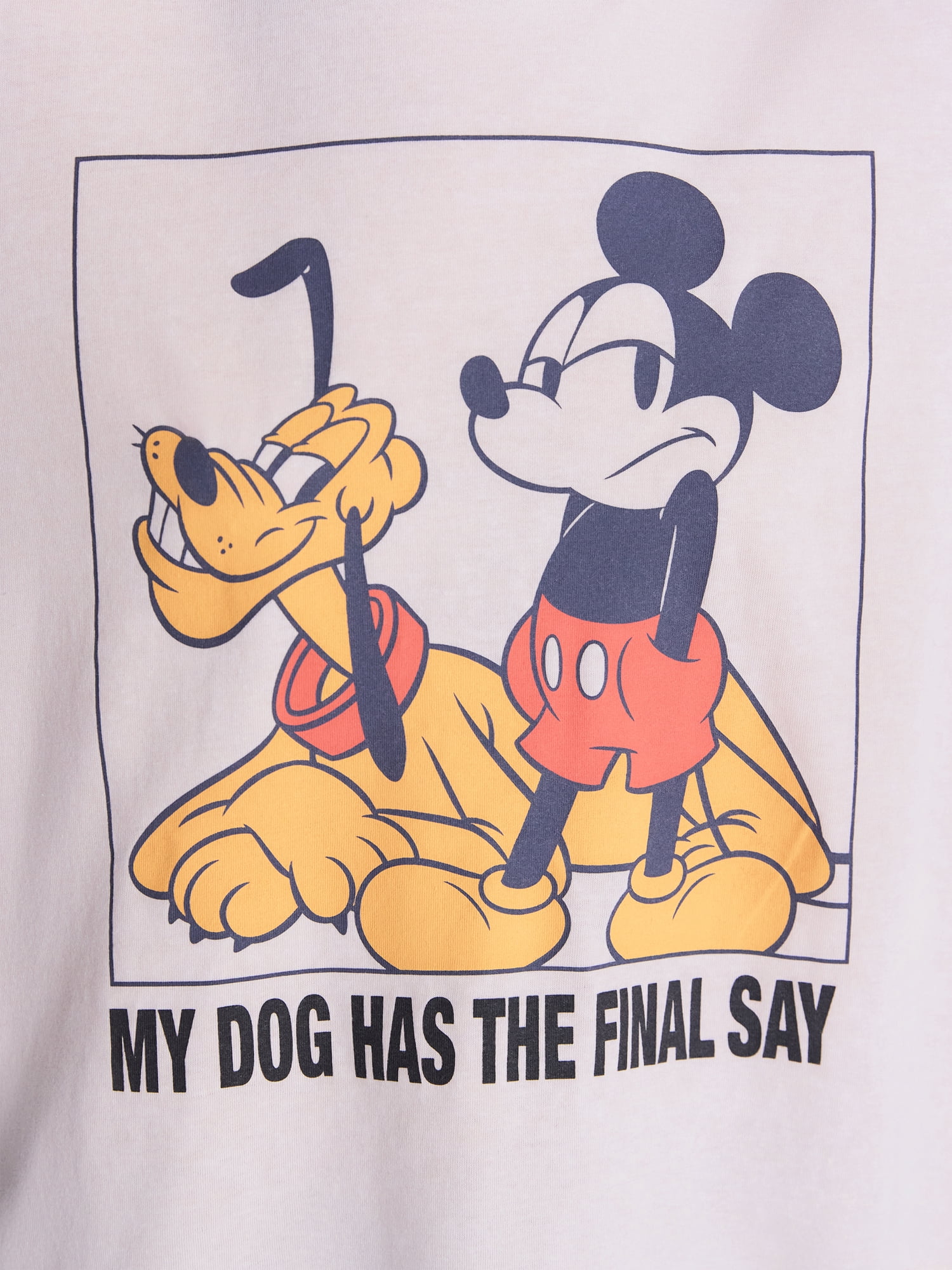Disney Mickey Mouse Women’s Graphic Skimmer Tee with Short Sleeves, Sizes XXS-XXL