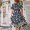thumbnail image 4 of Vestido de manga corta para mujer,Vestido de manga corta de verano Vestido de manga corta Vestido de manga corta de verano Integración perfecta, 4 of 6