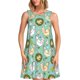 thumbnail image 1 of Fotbe Chicken Laying Eggs Vestido de Verano sin Mangas para Mujer – Vestido Midi Línea A, Estilo Camiseta Floral, Vestido Playero Casual y Fluido, 1 of 7